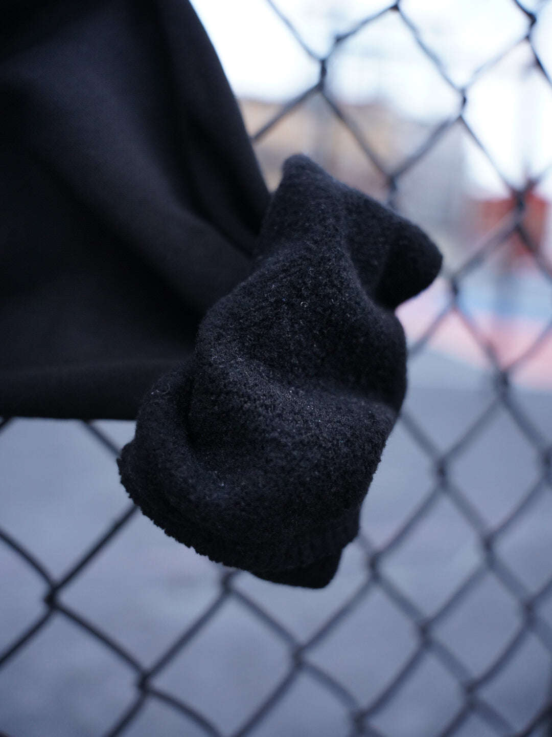 Blank Supply Co 340 GSM Black Heavyweight Hoodie - No Minimum Order