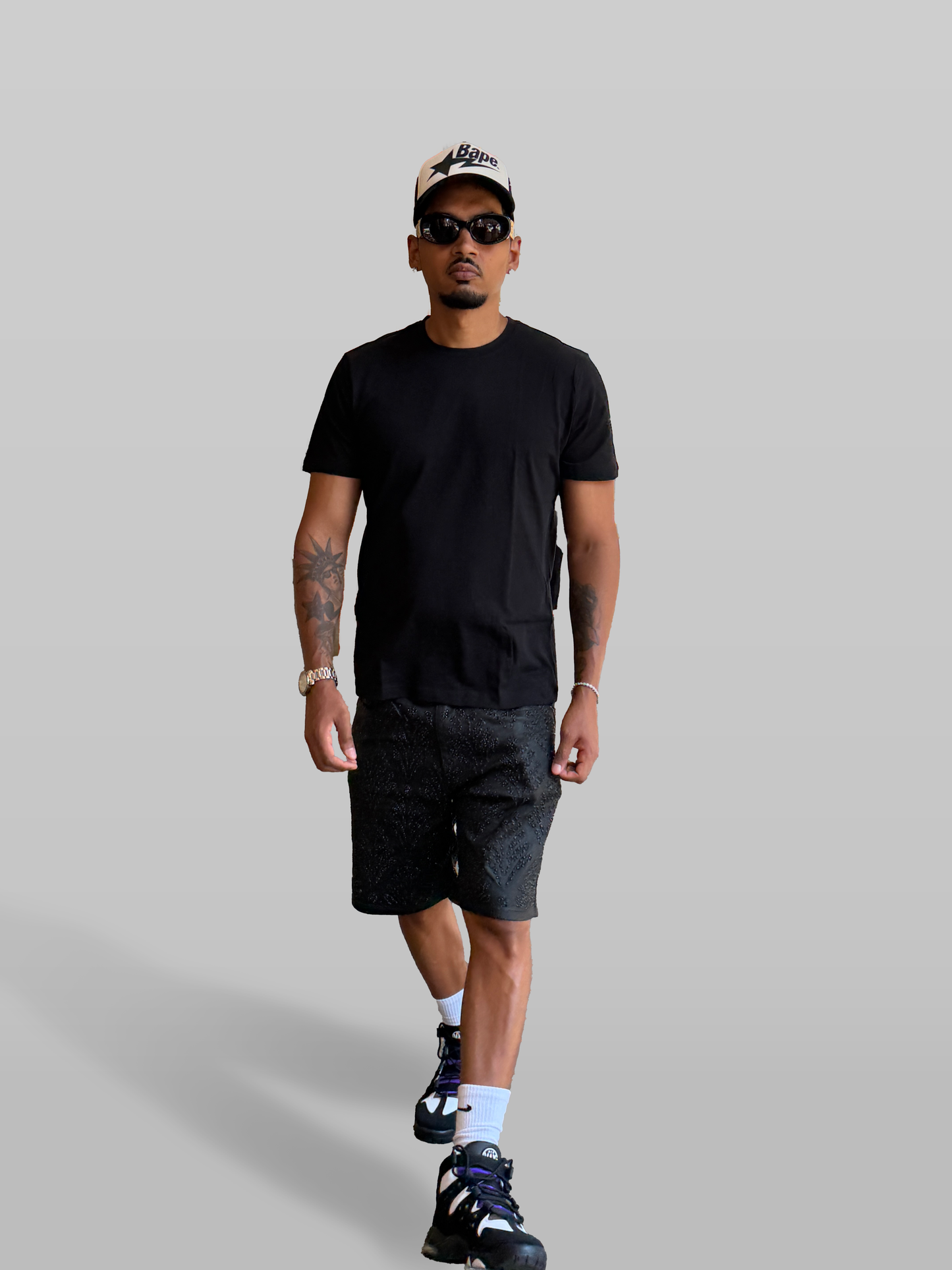 Heavyweight Tee 3-Pack — black studio front